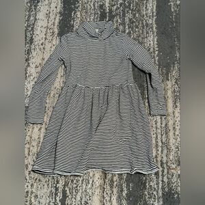 H&M Black and White Striped Dress
